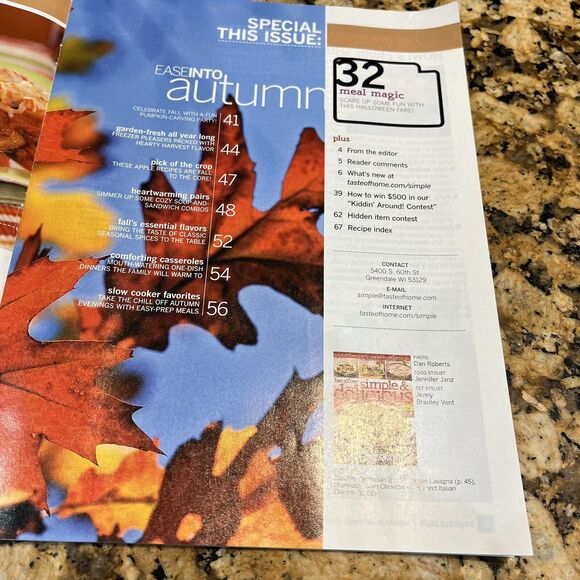 Taste Of Homes Simple and Delicious Back Issues Recipes Magazines 2008 set Of 6 - Picture 16 of 16